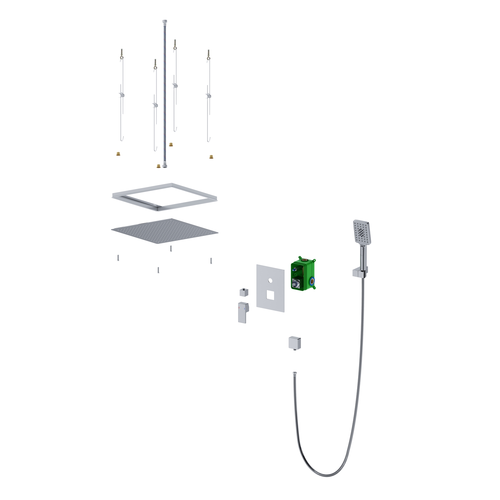 Приобрести душевая система встроенная timo selene sx-2029/00sm хром