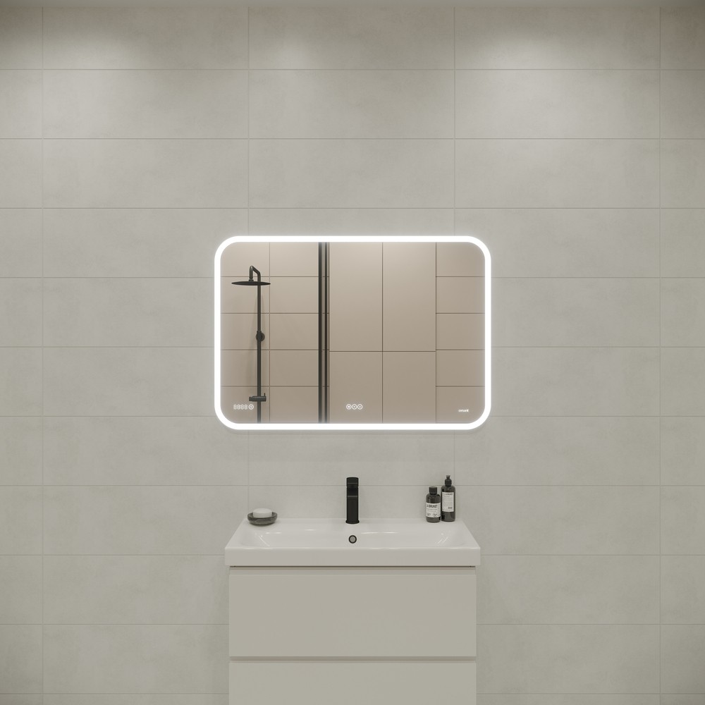 Приобрести зеркало cersanit design pro 070 led 100x70 см