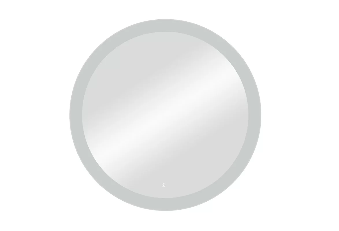 Приобрести continent зеркало с подсветкой rinaldi 65х65 см, белое