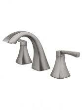 Смеситель для раковины на 3 отверстия WONZON & WOGHAND FLEX, Темный графит (WW-88083095-BGM)