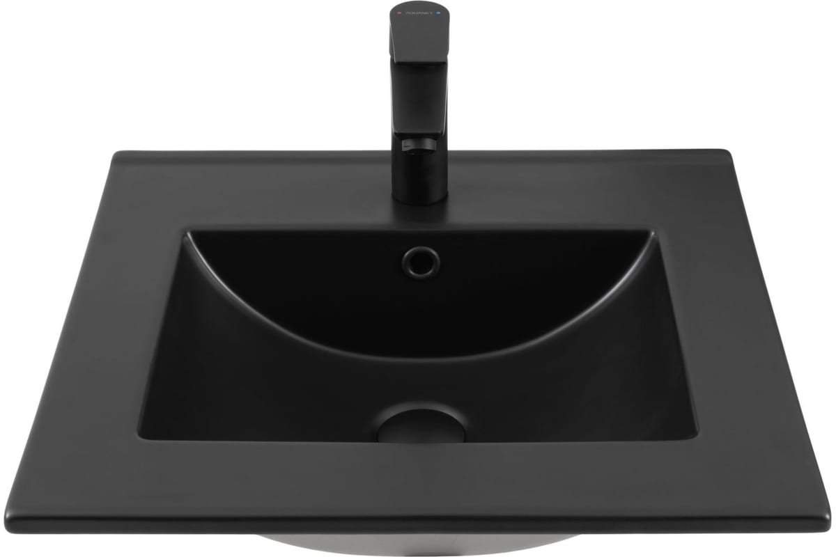 Приобрести aquanet раковина flat 50х41 см, черная матовая