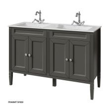 Caprigo Тумба с раковиной ALBION CONCEPT 120 см, черная