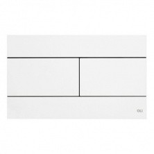 Кнопка смыва инсталляции Oli SLIM, пластик, белый