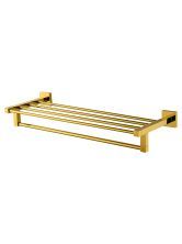 Полотенцедержатель с полкой WONZON & WOGHAND POLO, Темное золото (WW-8981-DG)