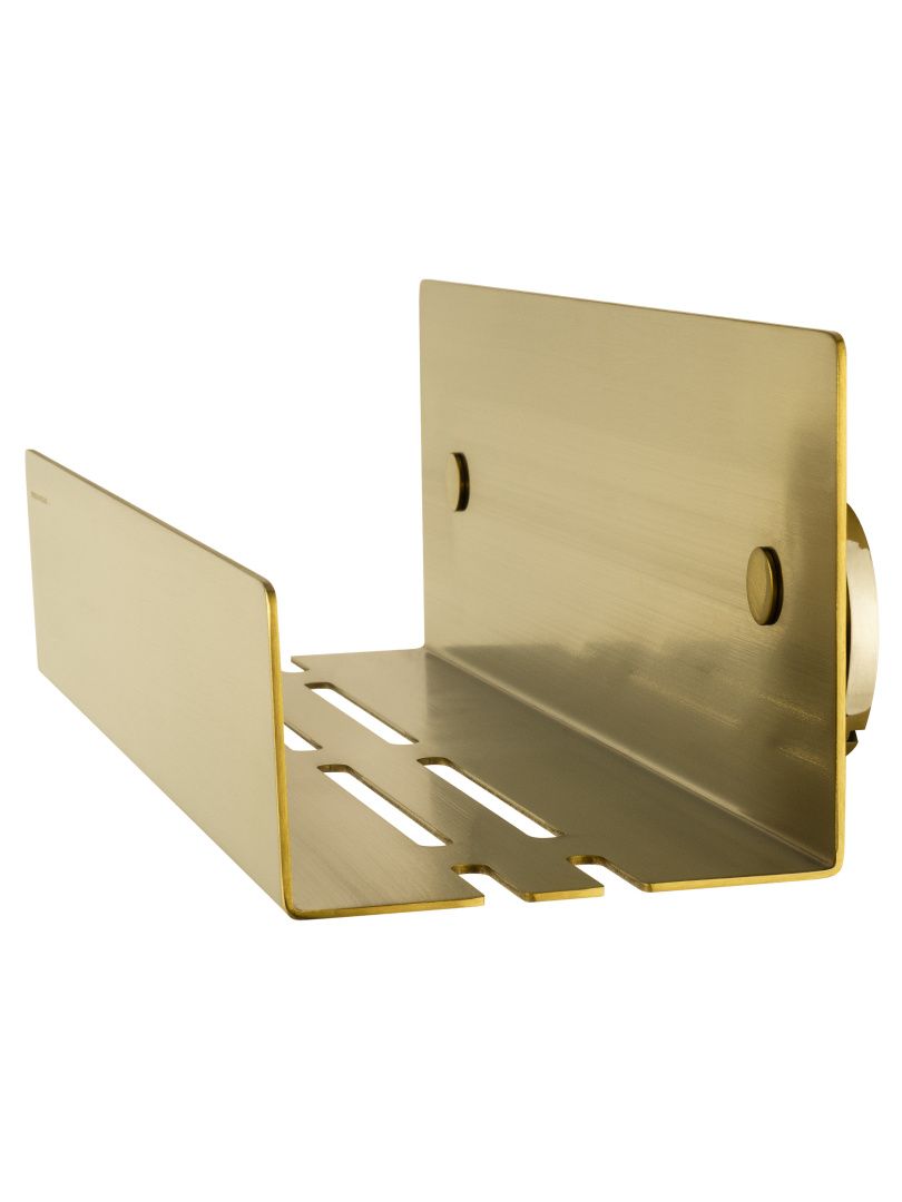 Приобрести полка для ванной wonzon & woghand, брашированное золото (ww-6131-bg)