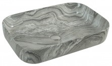 Azario Раковина накладная 60,5х42,5см, мрамор AZ-78625