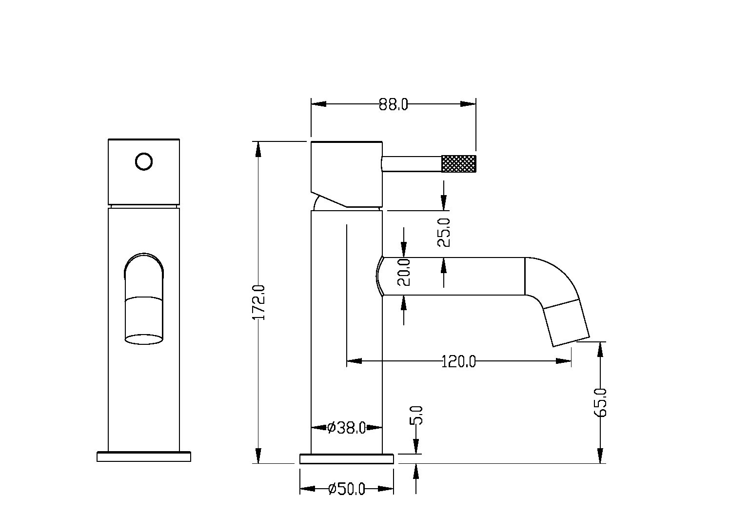 Приобрести boheme смеситель для раковины, uno. shine gun metall 461-sgm