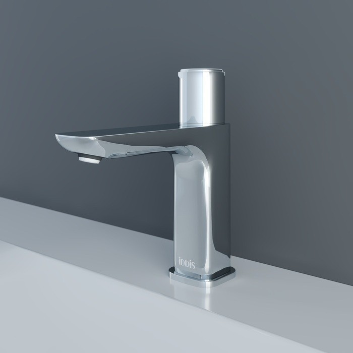 Приобрести iddis смеситель для раковины slide push control 182мм, хром slisbbti01