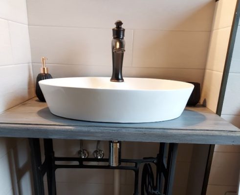 Приобрести раковина накладная ceramalux 55 см 9436