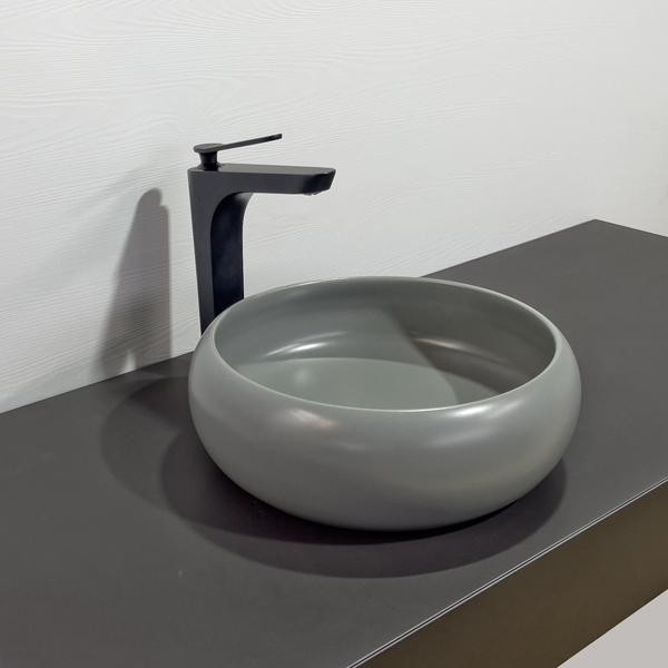 Приобрести comforty раковина 113mh 36х38 см, светло-серая матовая