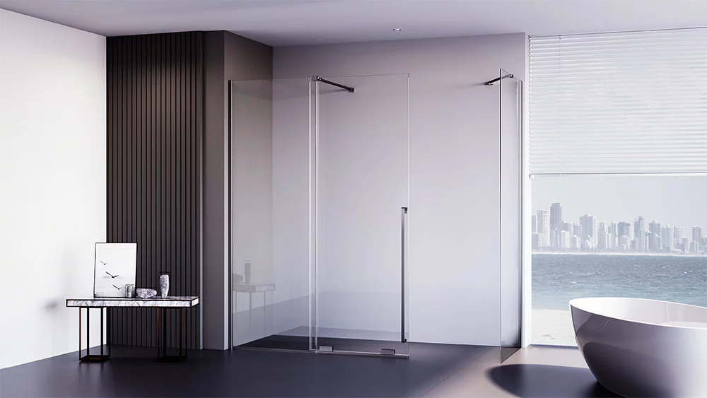 Приобрести veconi душевое ограждение premium trento 80х110 см, брашированный графит, прозрачное ptc50-sp-11080-gr-01-c4