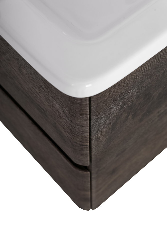 Приобрести belbagno тумба с раковиной albano-cer 50 см, подвесная rovere nature grigio, белая раковина
