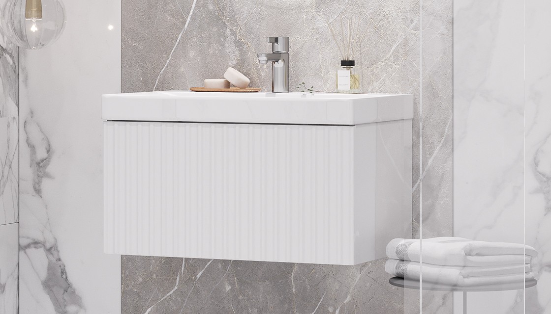 Приобрести тумба подвесная с раковиной velvex compo 70 см белый tpcom.70.1y-21