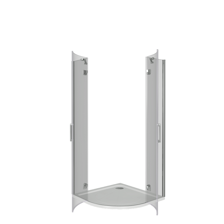 Приобрести bas душевое ограждение saturn r 1000х1850 мм, хром r-100-c-ch