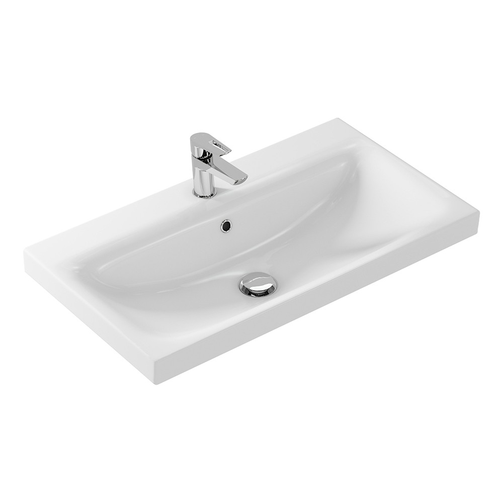 Приобрести aqua de marco тумба напольная с раковиной ostin 80см. 2 двери