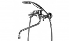 LEMARK Смеситель для ванны Flora, двухвентильный, хром LM0151C