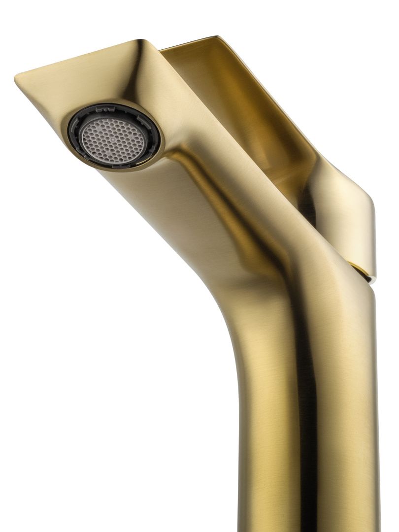 Приобрести смеситель для раковины wonzon & woghand brilliant, брашированное золото (ww-88018079-bg)