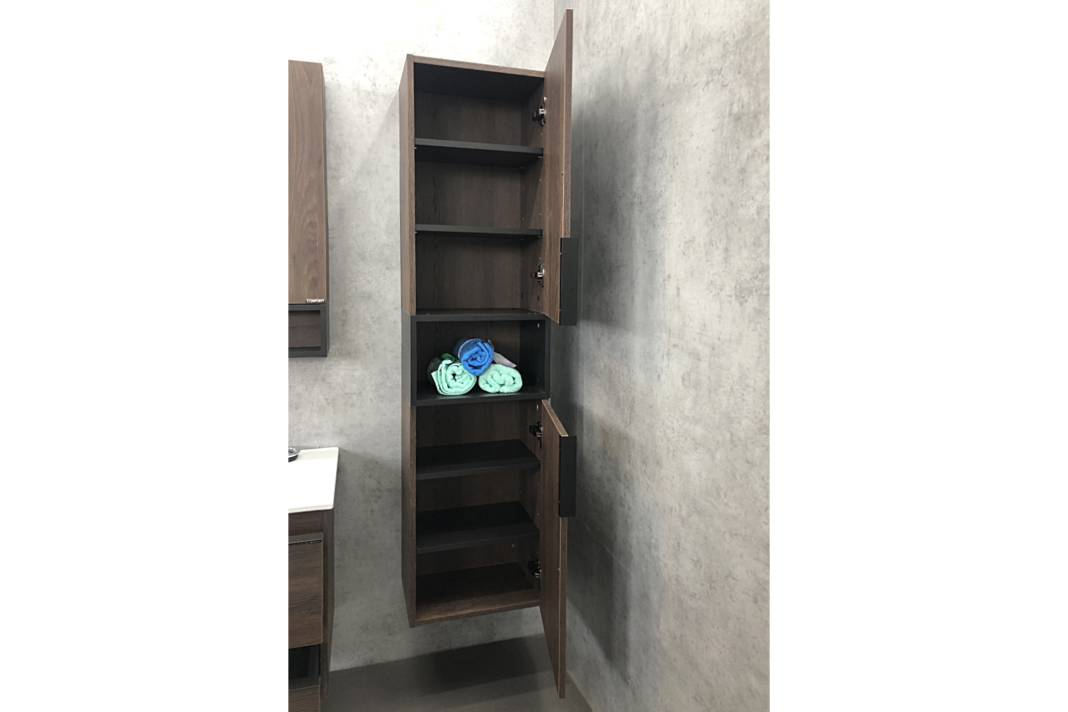 Приобрести сomforty пенал "франкфурт-40" дуб шоколадно-коричневый