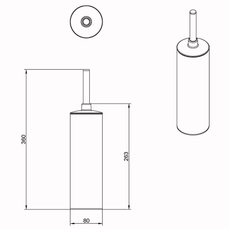 Приобрести azario ёршик для унитаза nessy, сталь az450
