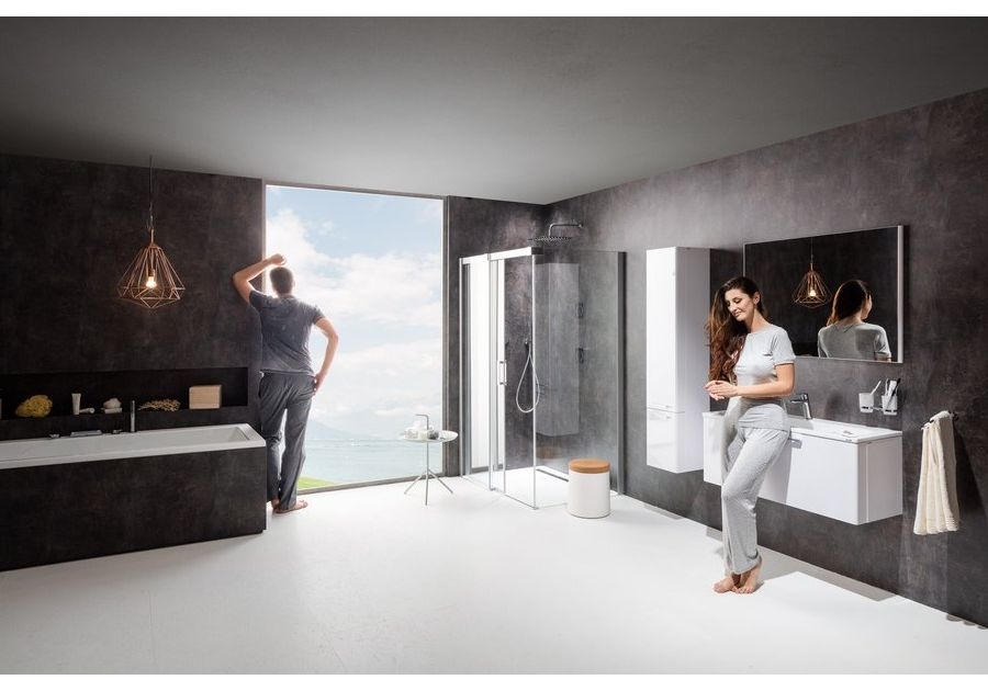 Приобрести ограждение душевое ravak matrix msdps 120х90 см 0wlg7u00z1 l сатин/прозрачное