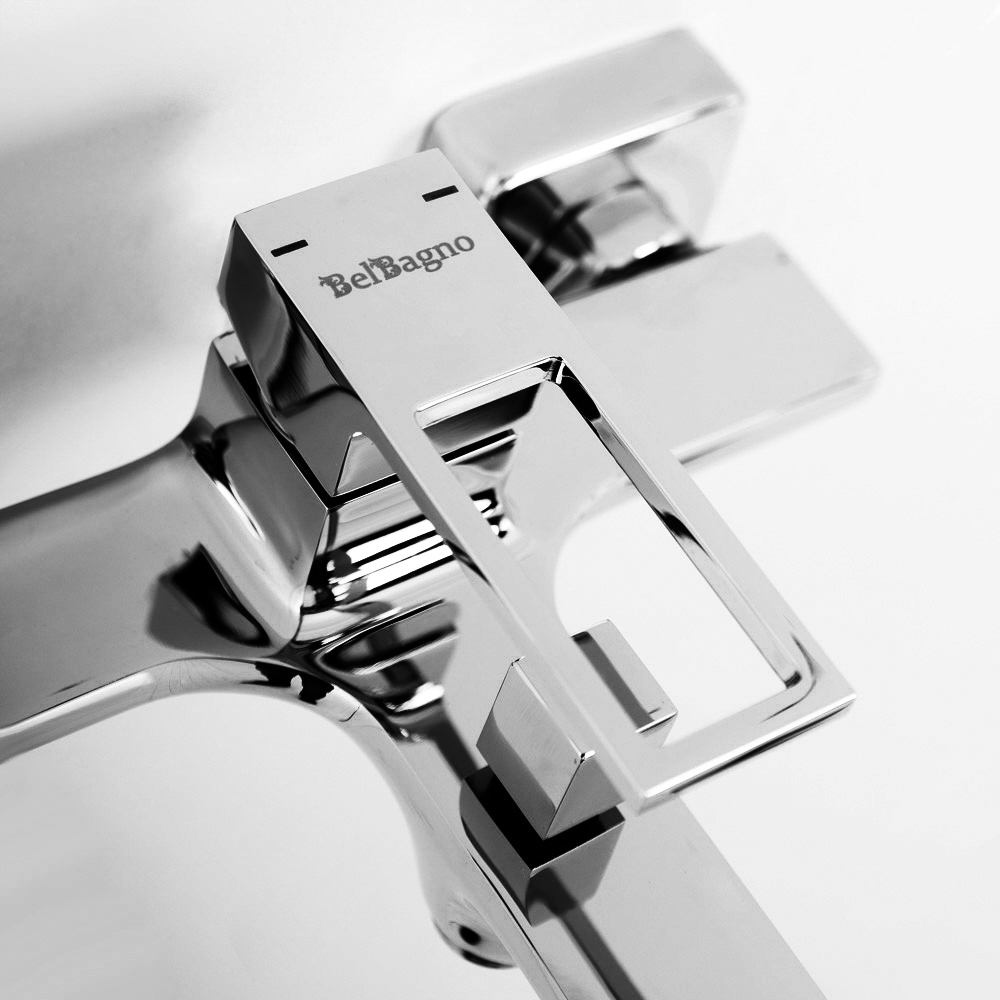 Приобрести belbagno смеситель для ванны luce, хром luc-vas-crm