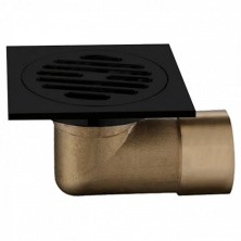 Gappo Душевой трап G81053-6 с решеткой, черный 35565