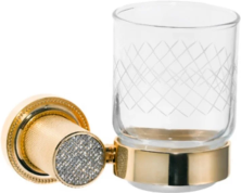 Boheme Стакан для зубных щеток Royale Cristal, золото\белый 10924-G