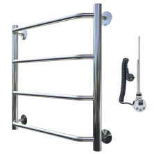 Тругор Электрический полотенцесушитель Браво П4 400х600 мм ТЭН1 ЛЦ4, хром 00-00018380