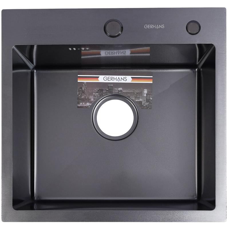 Приобрести gerhans кухонная мойка 50х50 см, графит
