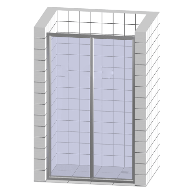 Приобрести дверь душевая bas infinity sd-90-c-ch 90 см