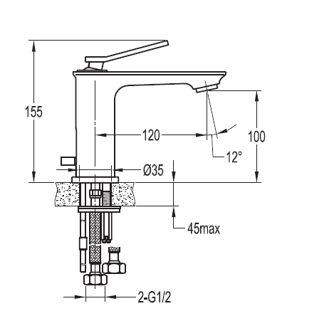 Приобрести cezares смеситель для раковины city, хром city-f-ls-01-w0