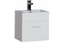 Aquanet Тумба с раковиной Нота 50 см, (Moduo Slim) белая
