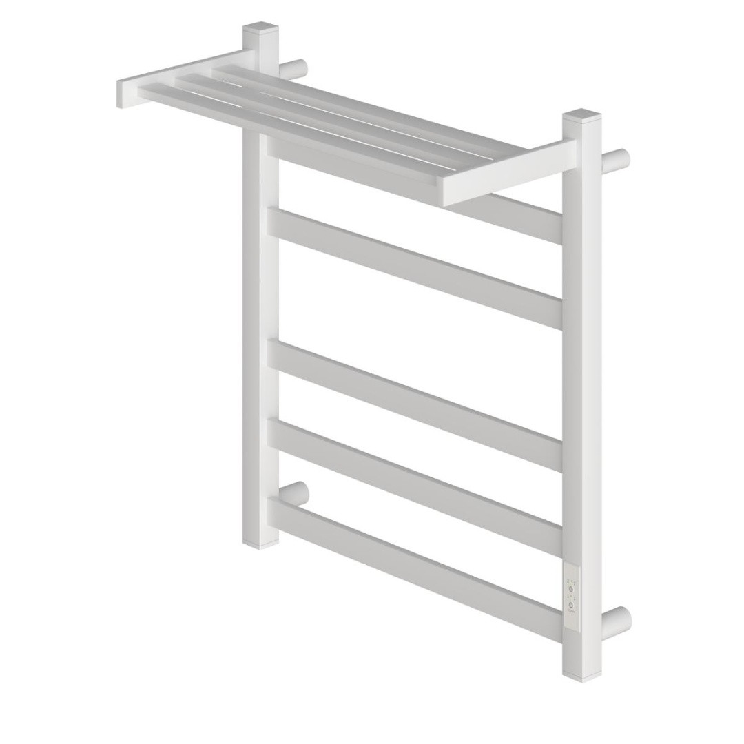 Приобрести полотенцесушитель электрический point 500х600 меркурий с полкой п5, белый pn83856pw