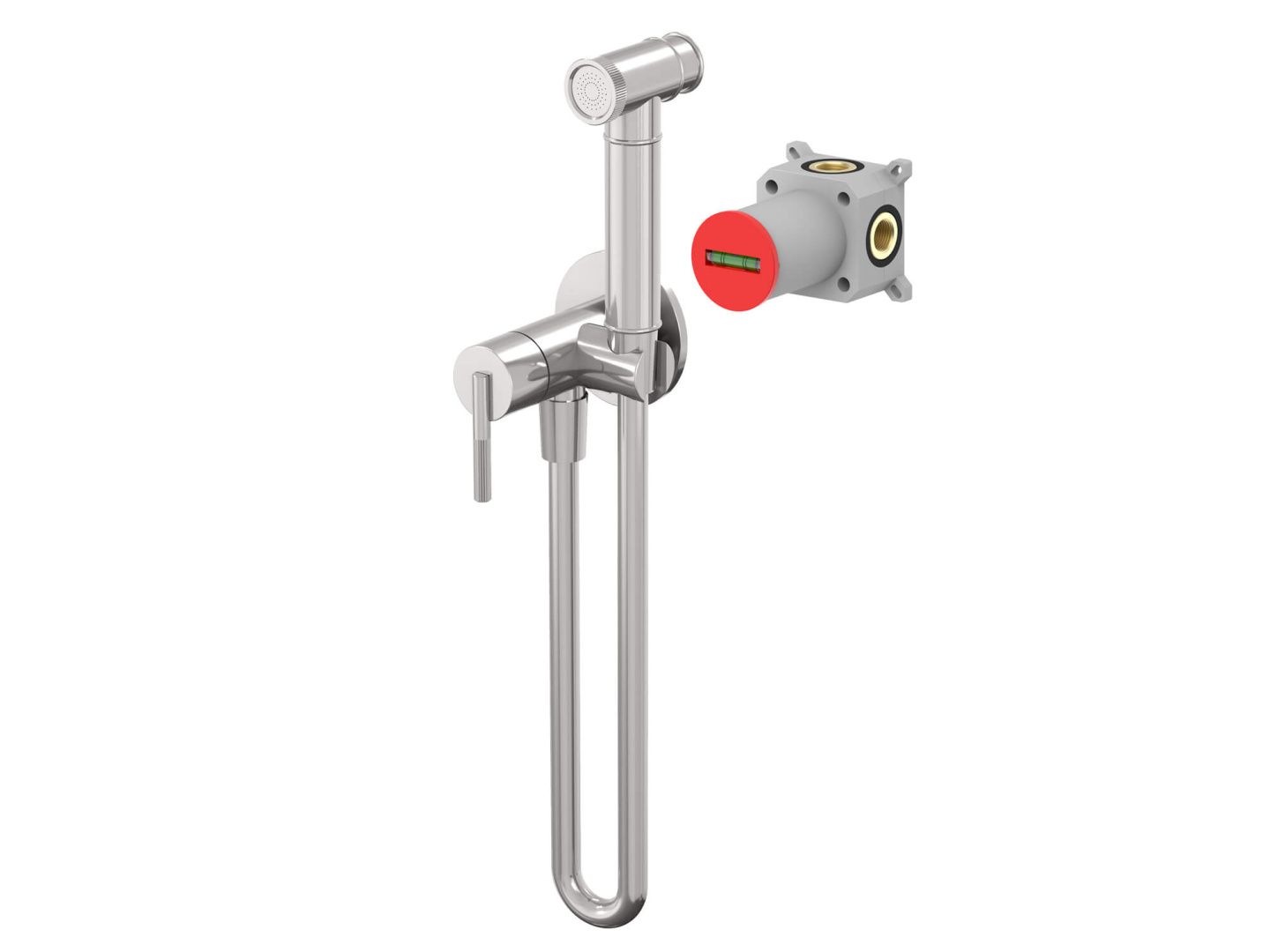 Приобрести hayzburg встраиваемый смеситель с гигиеническим душем, хром hb-4005ch