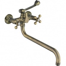 HAIBA Смеситель для ванны 222мм, бронза HB-2619-4