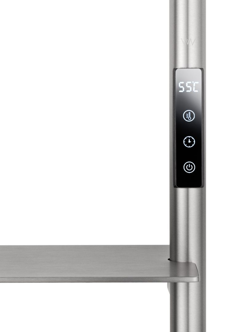 Приобрести полотенцесушитель электрический wonzon & woghand düsseldorf, брашированный никель (ww-a203-br)