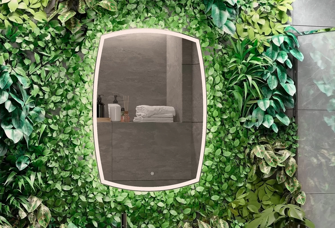 Приобрести continent зеркало с подсветкой dream 70х90 см, белое