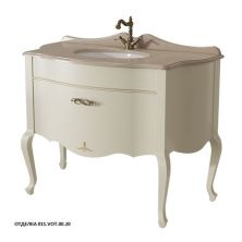 Caprigo Тумба с раковиной BOURGET 120 см, слоновая кость, эмаль