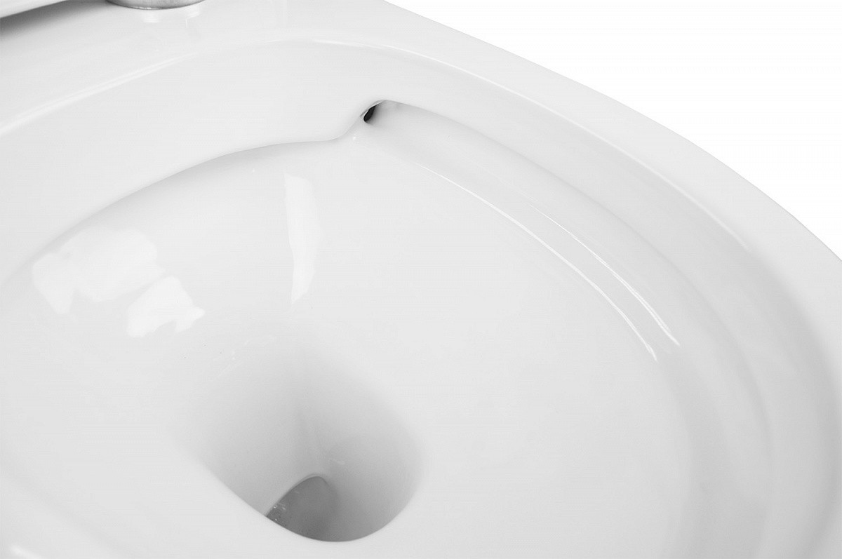 Приобрести azario унитаз - моноблок sente 375х665x785 напольный, безободковый, горизонтальный слив, сиденье дюропласт микролифт az-8614