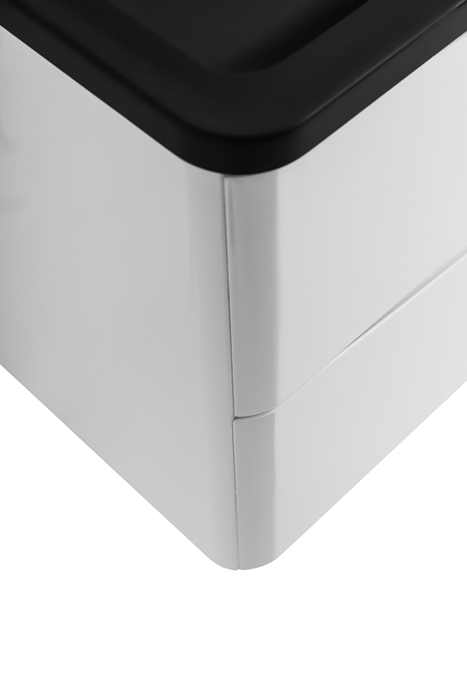 Приобрести belbagno тумба с раковиной acqua 120 см, подвесная bianco lucido, чёрная раковина