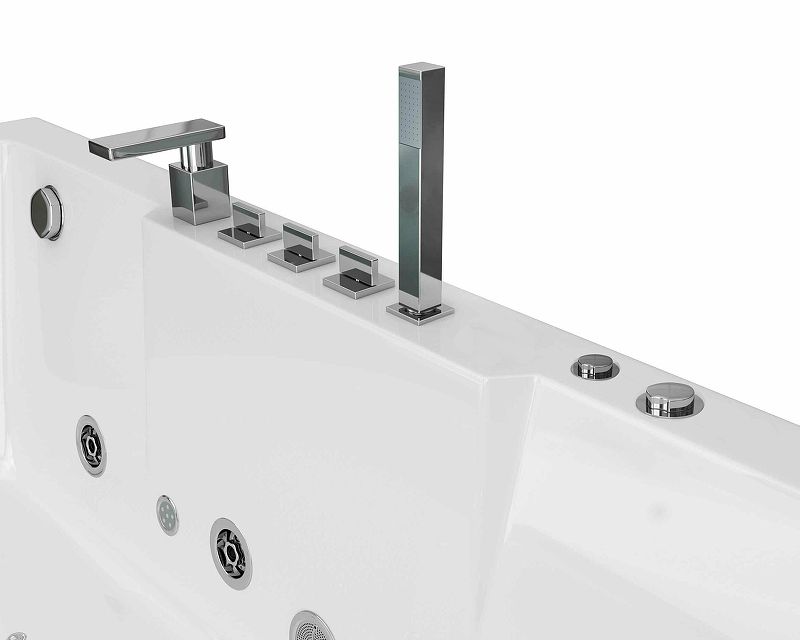 Приобрести grossman гидромассажная ванна 170х80 см, асимметричная, белая gr-17000-1r