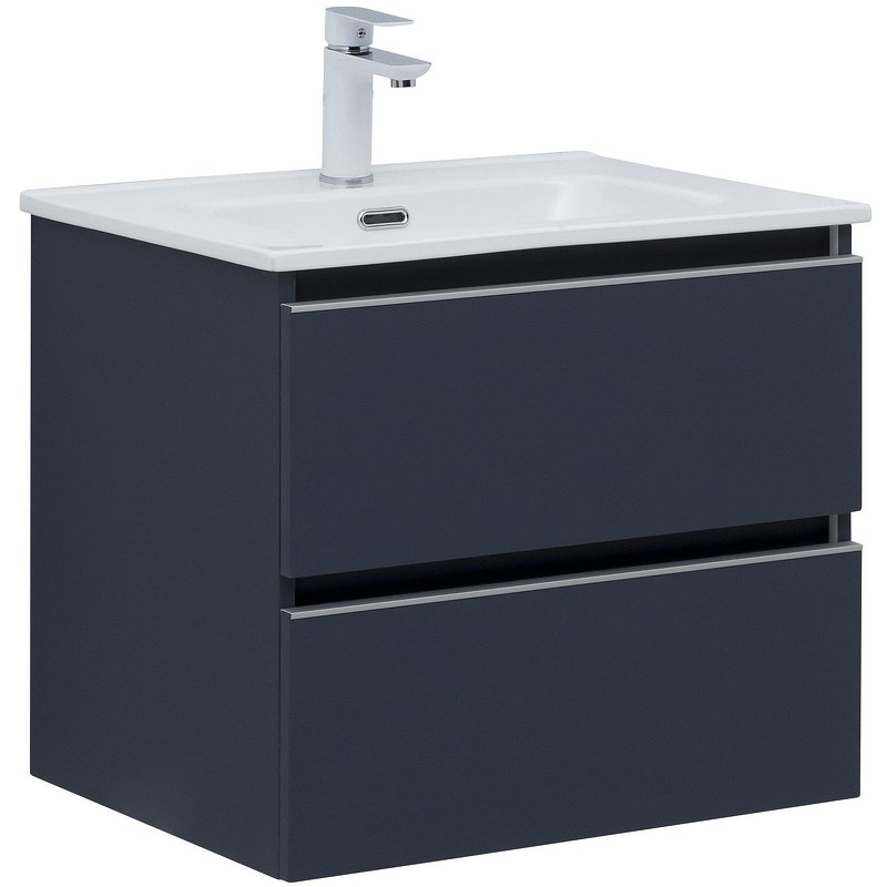 Приобрести aquanet тумба с раковиной вега 60 см, маренго