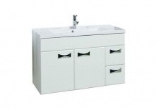 Тумба подвесная с раковиной Акватон Диор 80 см 1A167801DR010,1A70493KPR010, белый