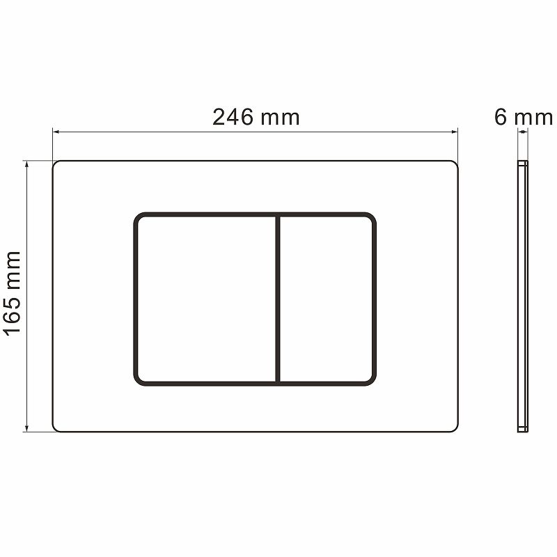 Приобрести grossman клавиша смыва classic, матовый черный 700.k31.04.21m.21m