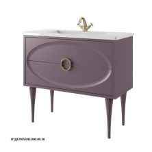 Caprigo Тумба с раковиной MILANO 100 см, лиловая, эмаль