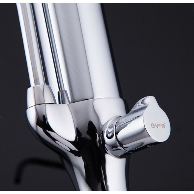 Приобрести gappo смеситель для кухни g4352 с подключением фильтра g34301, хром 90794