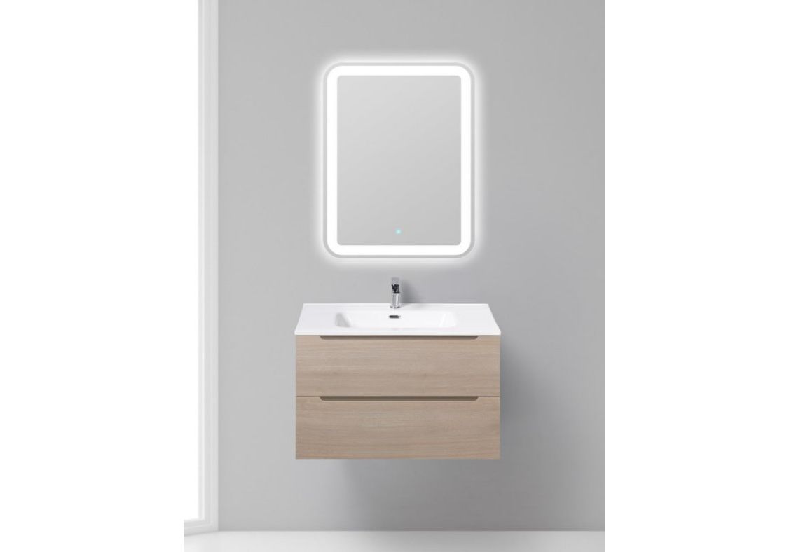 Приобрести тумба подвесная с раковиной belbagno etna-800-2c-so-rg-p 80 см, rovere grigio