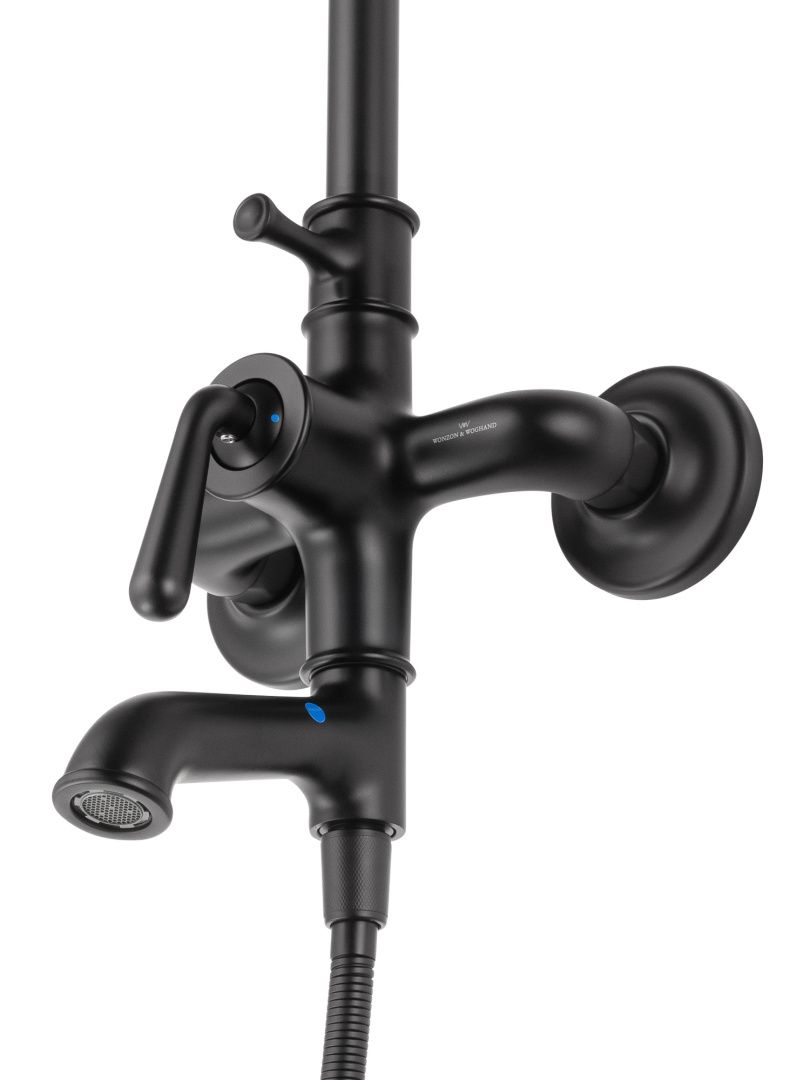 Приобрести душевая система wonzon & woghand steam, черный матовый (ww-88739008-mb)