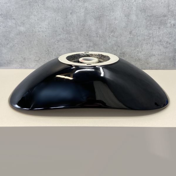 Приобрести comforty раковина 7811abw 62х34 см, черный/белый