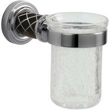 Boheme Стакан для зубных щеток Murano, хром\коричневый 10904-CH-CR